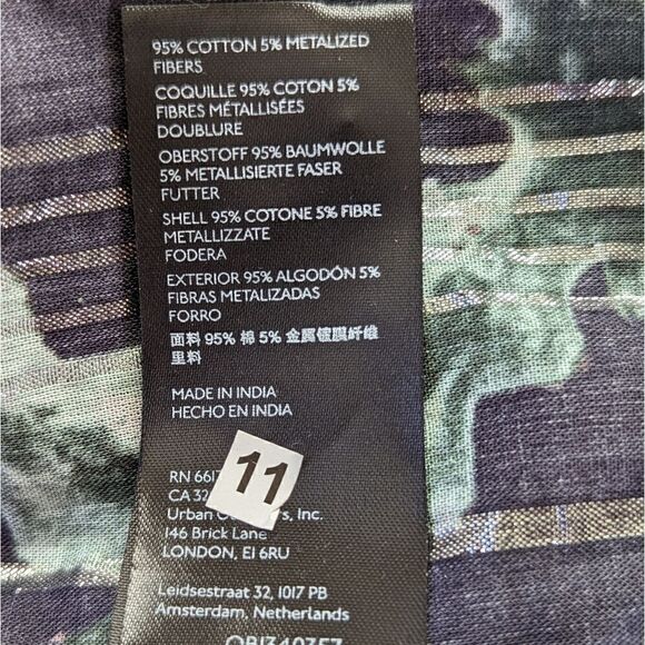 Pilcro Anthropologie Ruffled Buttondown Sleevless Top, sz SM EUC - Picture 13 of 15